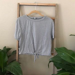 Front tie T-shirt